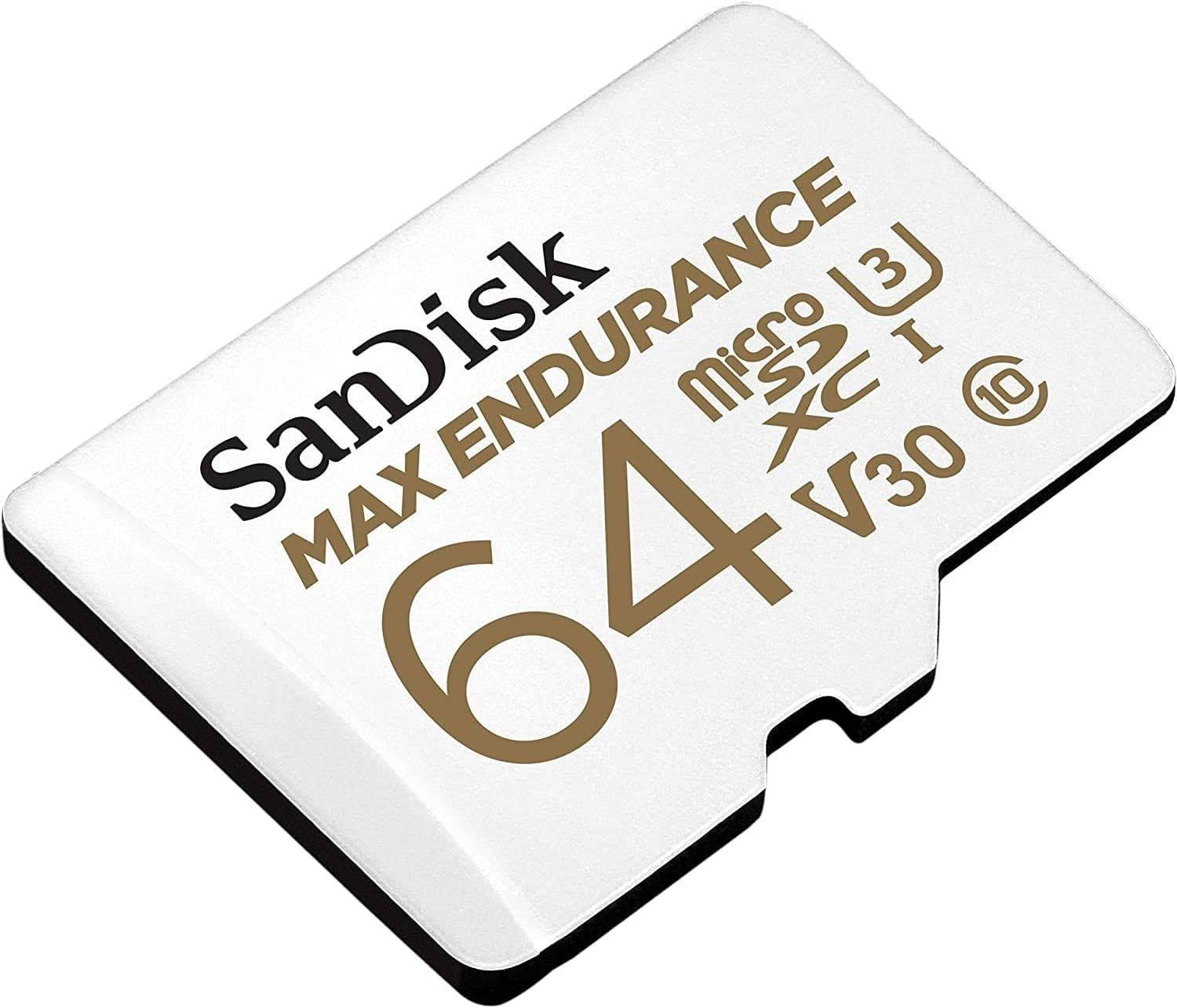 64GB Max Endurance microSDXC + SD Adapter 100/40MB/s Hafıza Kartı