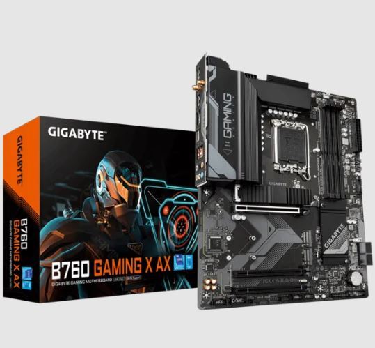 B760 GAMING X AX 7600MHz OC DDR5 LGA1700 M.2 HDMI DP ATX Anakart