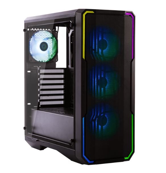 Enso Mesh Black + 4 ARGB FANS with Controller