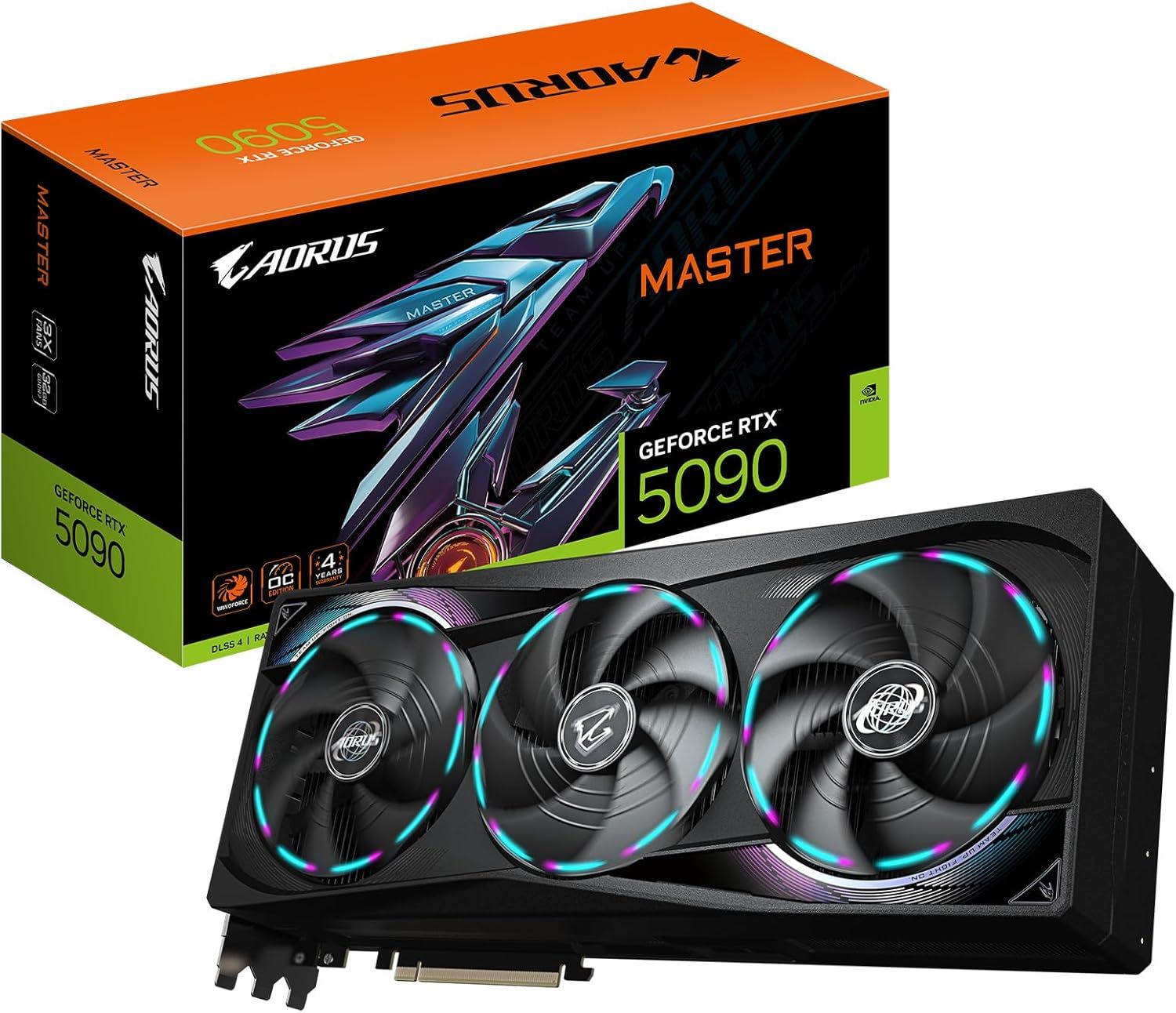 VGA RTX5090 AORUS Master 32GB 512B GDDR7 DP-HDMI EKRAN KARTI