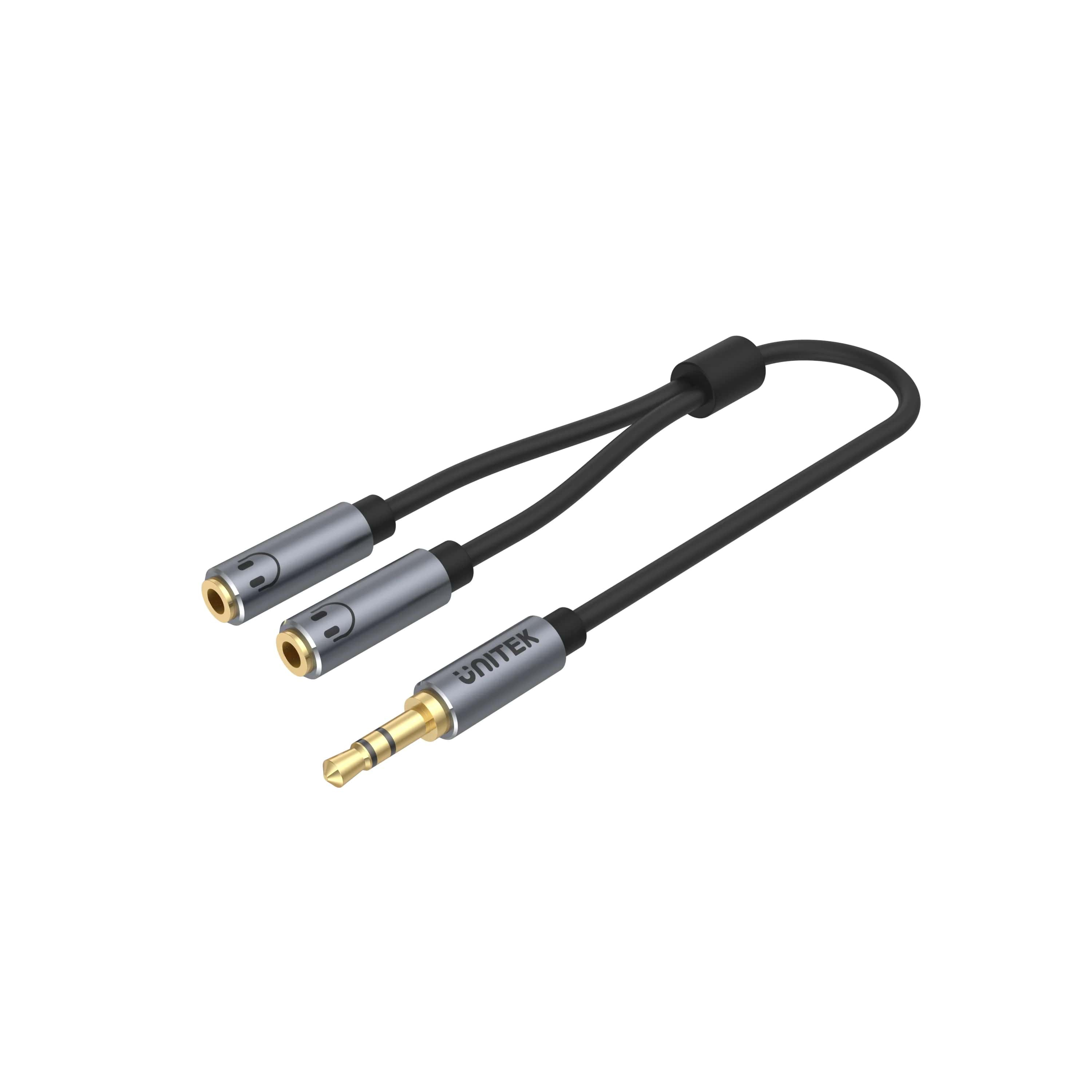 UNITEK 3.5MM AUX ÇOKLAYICI Y KABLO (Y-C956ABK)