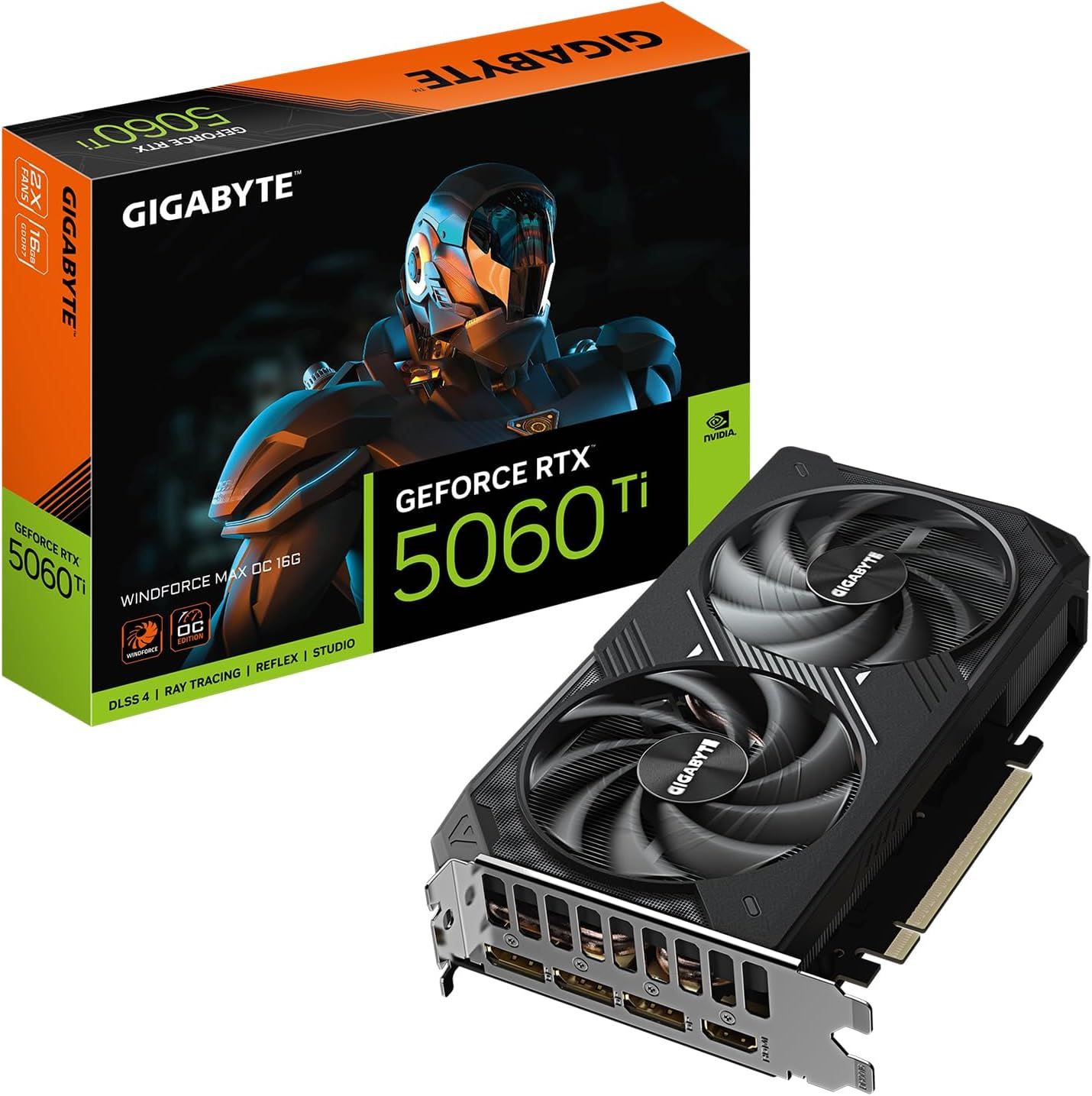 VGA RTX5060Ti WINDFORCE MAX OC 16GB 128B GDDR7 DP-HDMI EKRAN KARTI