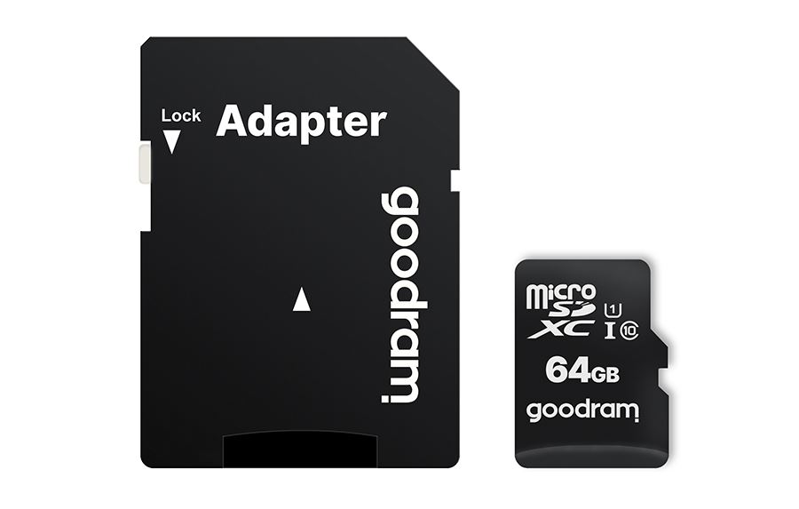64GB MICRO CARD cl 10 UHS I + adapter