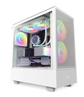 H5 Flow RGB Beyaz ATX Mid Tower Kasa