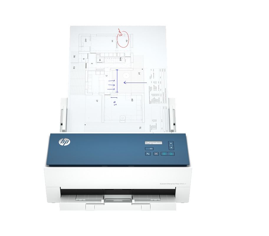 ScanJet Enterprise Flow 9000 s1 A3 Doküman Tarayıcı 80ppm/160ipm