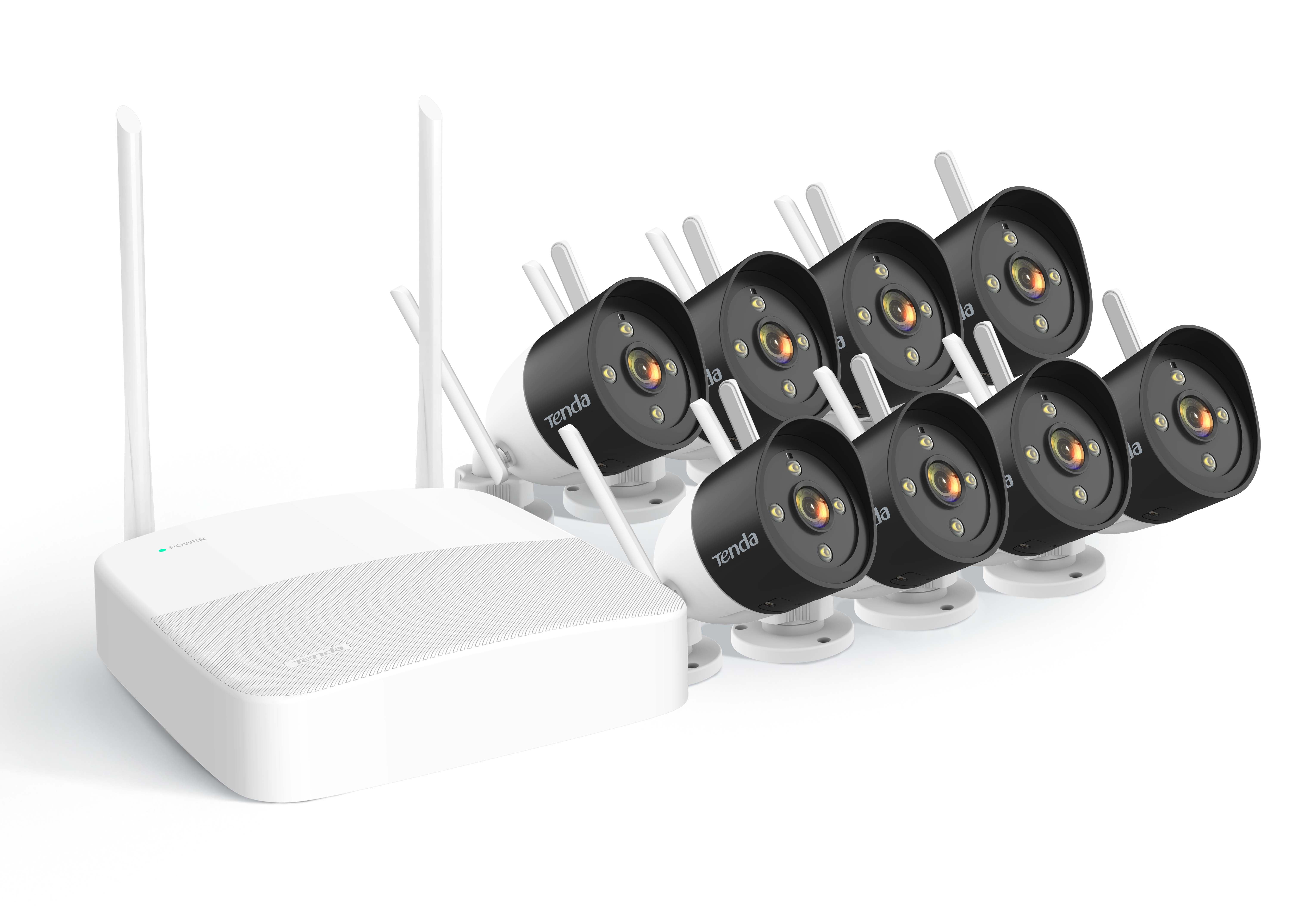 K8W-3TC 8 Kanal Kablosuz 2K Güvenlik Kamerası Kit