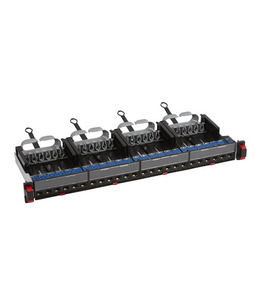 LCS3 Cat6 STP Dolu Patch Panel 24'lü 1U