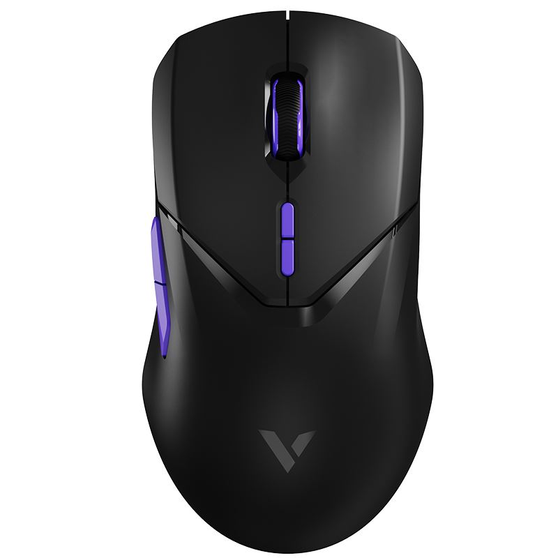 VT9PRO 4K Wired/Wireless Gaming Mouse Black/Purple