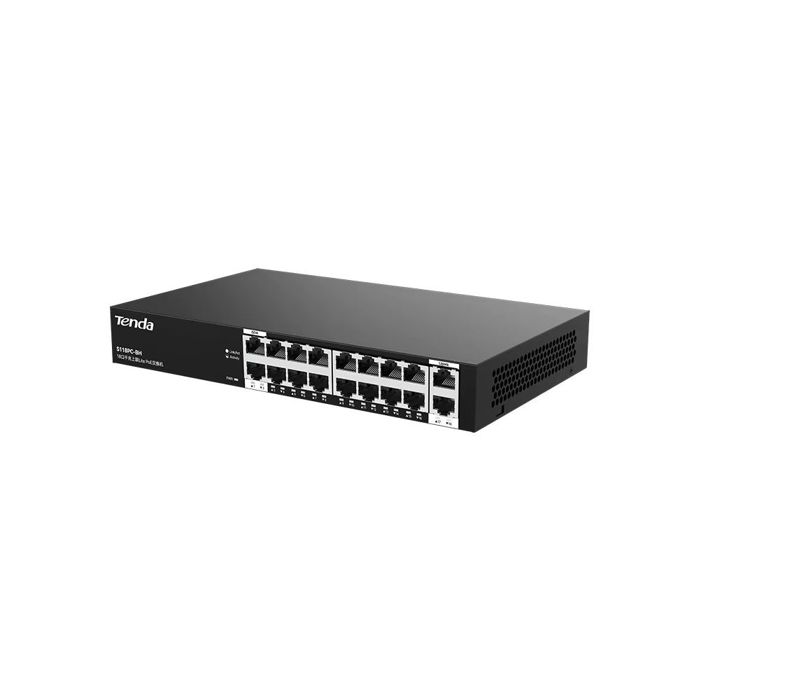 16FE PoE+ Port 167W 2x GE Uplink Switch