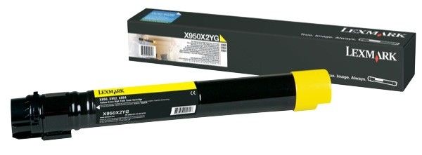 X950DE,X952DE,X954DE Sarı 22000 Sayfa Lazer Toner