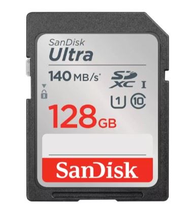 128GB Ultra SDXC UHS-I 140MB/s MicroSD Kart
