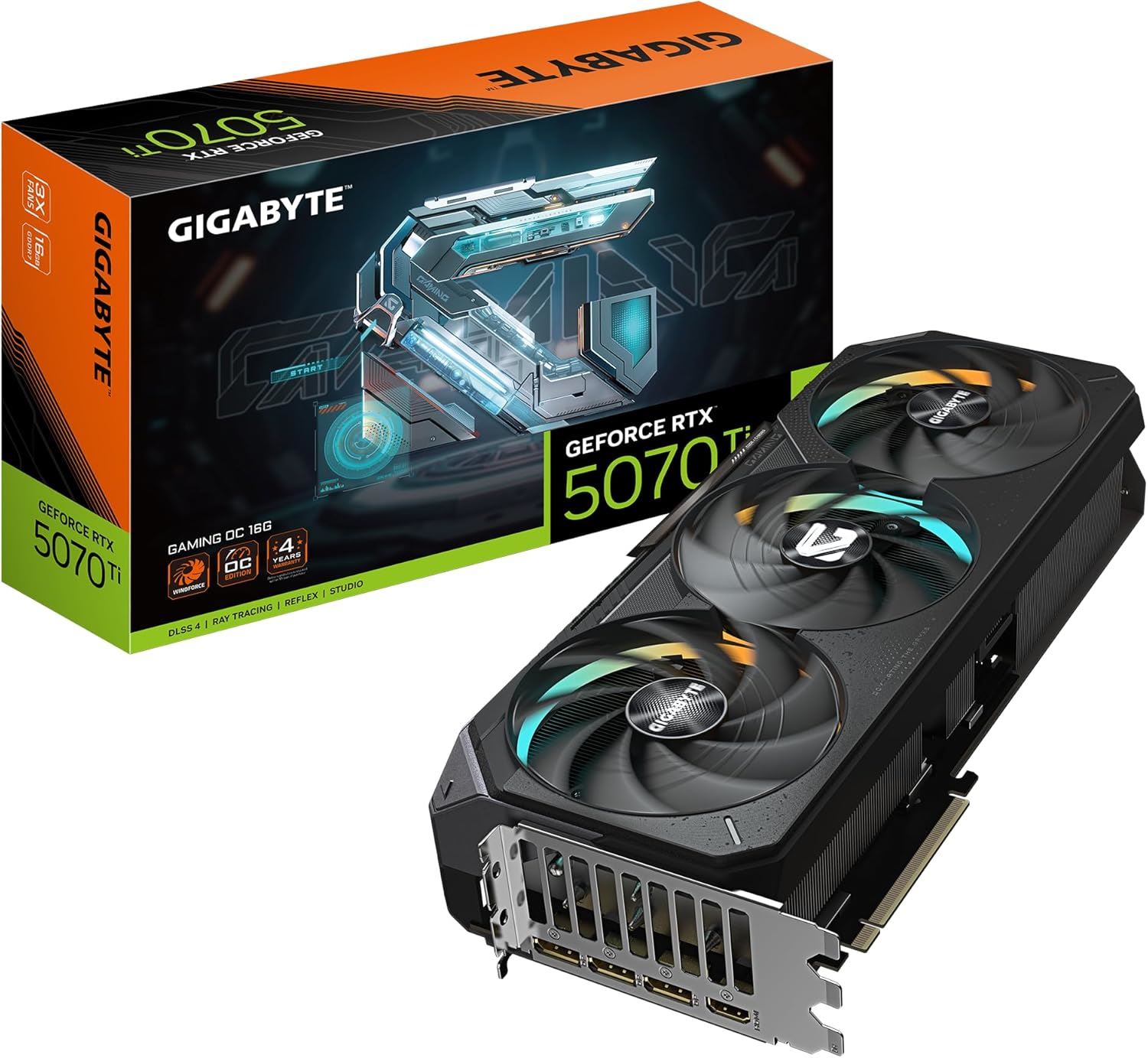 VGA RTX5070TI GAMING OC 16GB 256B GDDR7 DP-HDMI EKRAN KARTI