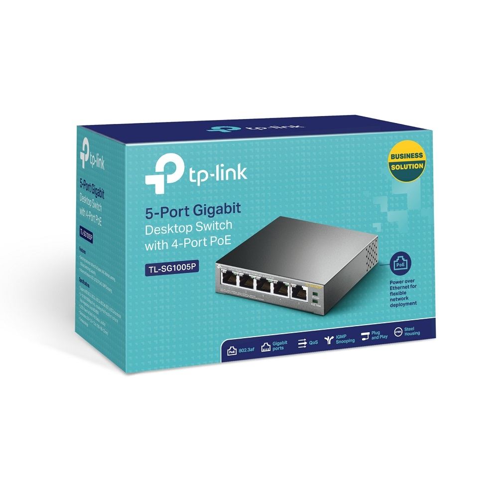 5 Port 10/100/1000Mbps 4 Port Poe