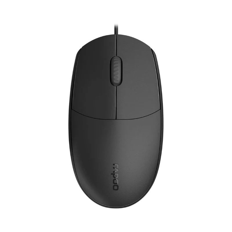 N100C Type-C Wired Optical Mouse Siyah