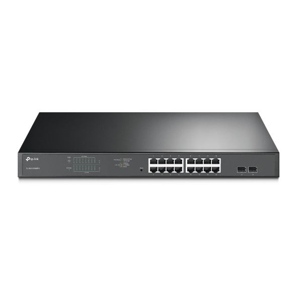 JetStream 16-Port Gigabit 2 SFP Yuvalı Easy Smart PoE + Switch
