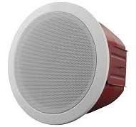 24W Tavan Tipi Metal Hoparlör ABS Back Box EN54 Fire Proof L-