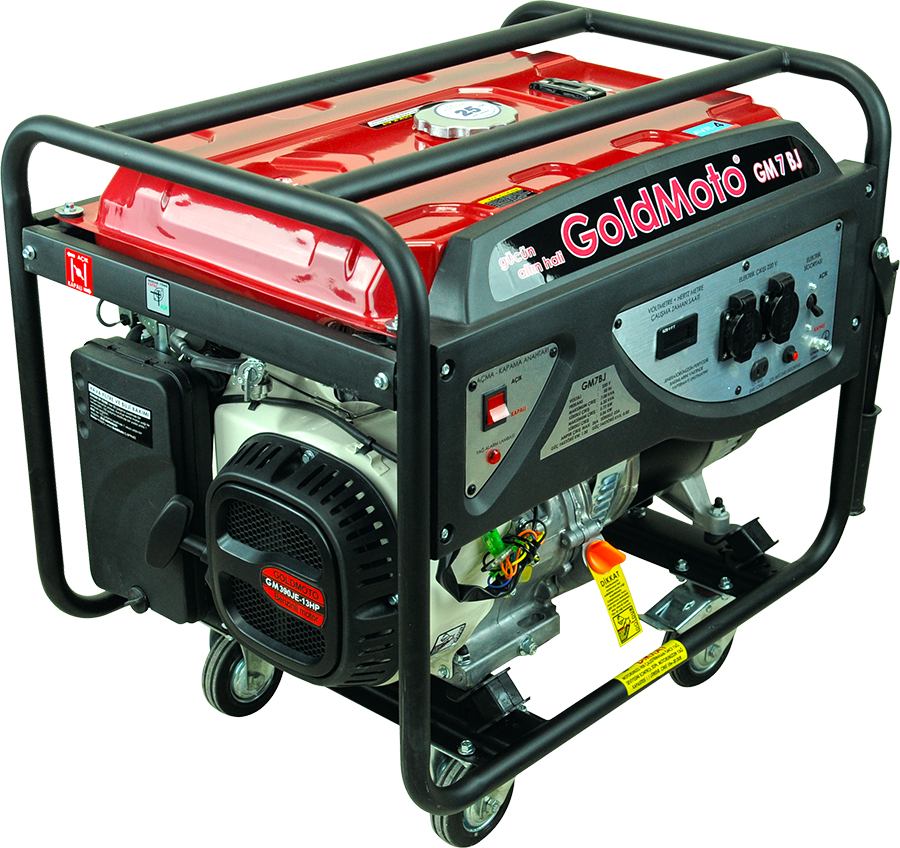 GoldMoto GM7BJ 6.6Kva Monofaze İpli Benzinli Jeneratör