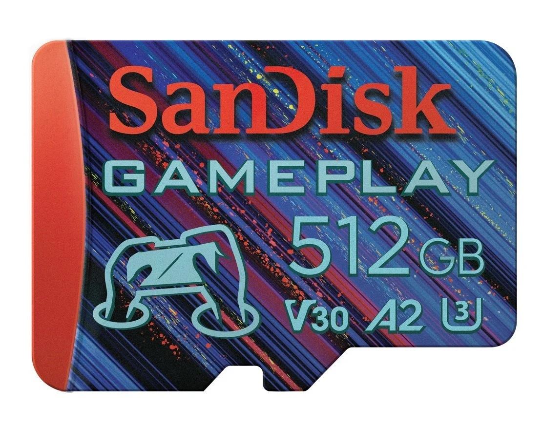 512GB Gameplay SDXC UHS-I 190MB/s MicroSD CARD
