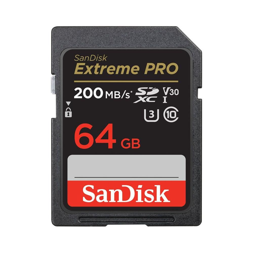 64GB Extreme Pro SDXC UHS-I V30 200MB/s SD Card