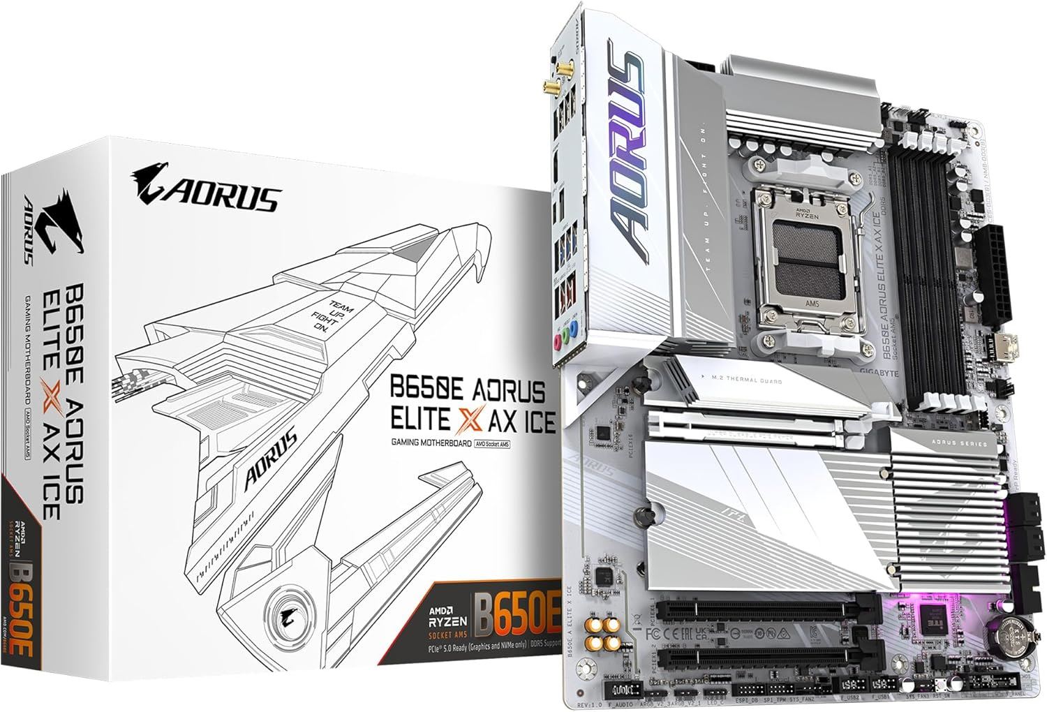 B650E-A-ELITEX-ICE 8000 MHz OC DDR5 AM5 M.2 HDMI DisplayPort ATX Anakart