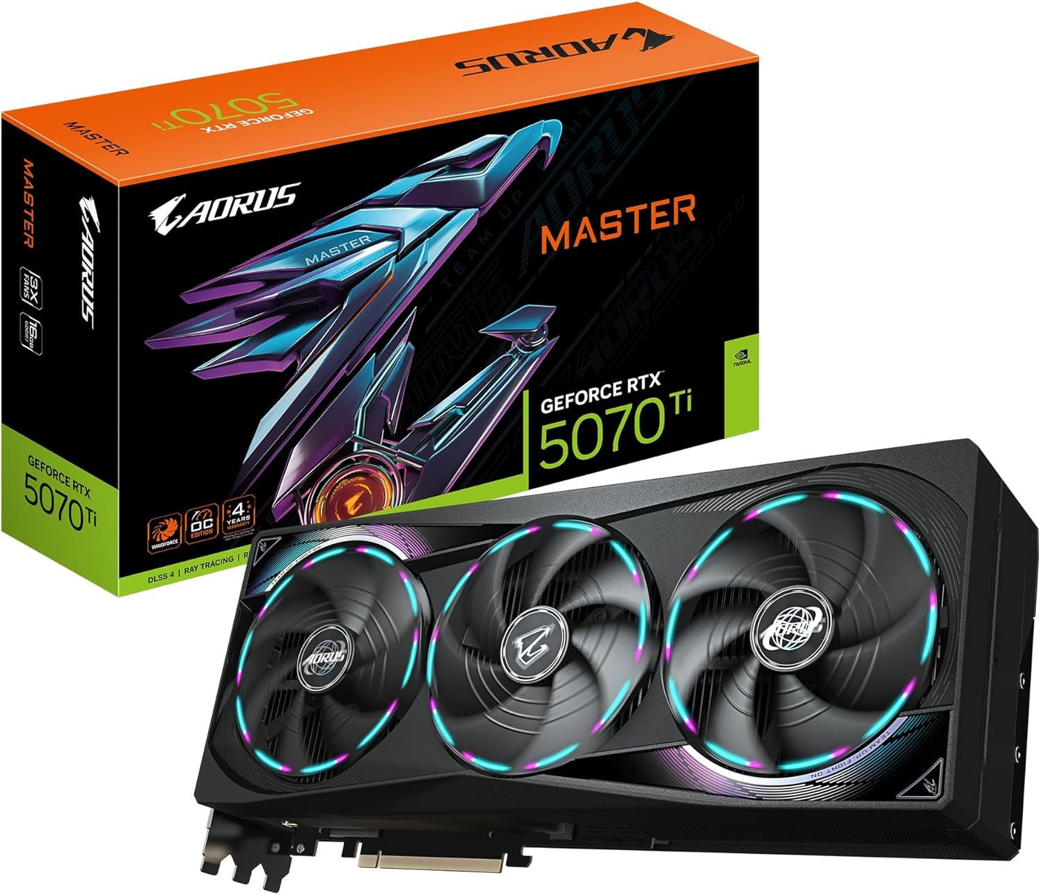 RTX5070TI AORUS 16GB 256B GDDR7 DP-HDMI EKRAN KARTI
