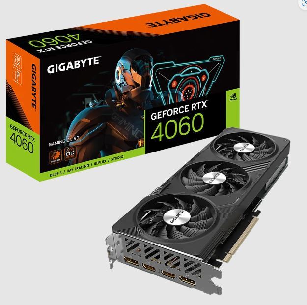 VGA RTX4060 GAMING OC 8GB 128B GDDR6 DP-HDMI EKRAN KARTI