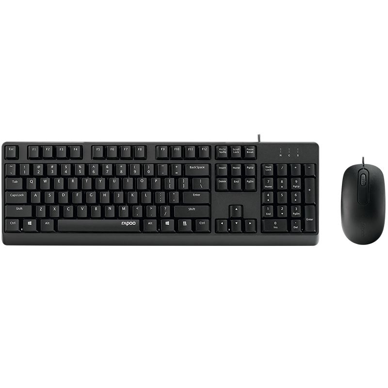 X130Pro Kablolu USB TR Klavye Mouse Set Siyah