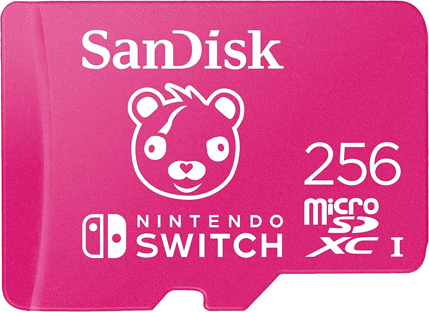 256GB Nintendo Fortnite SDXC 100MB/s MicroSD CARD