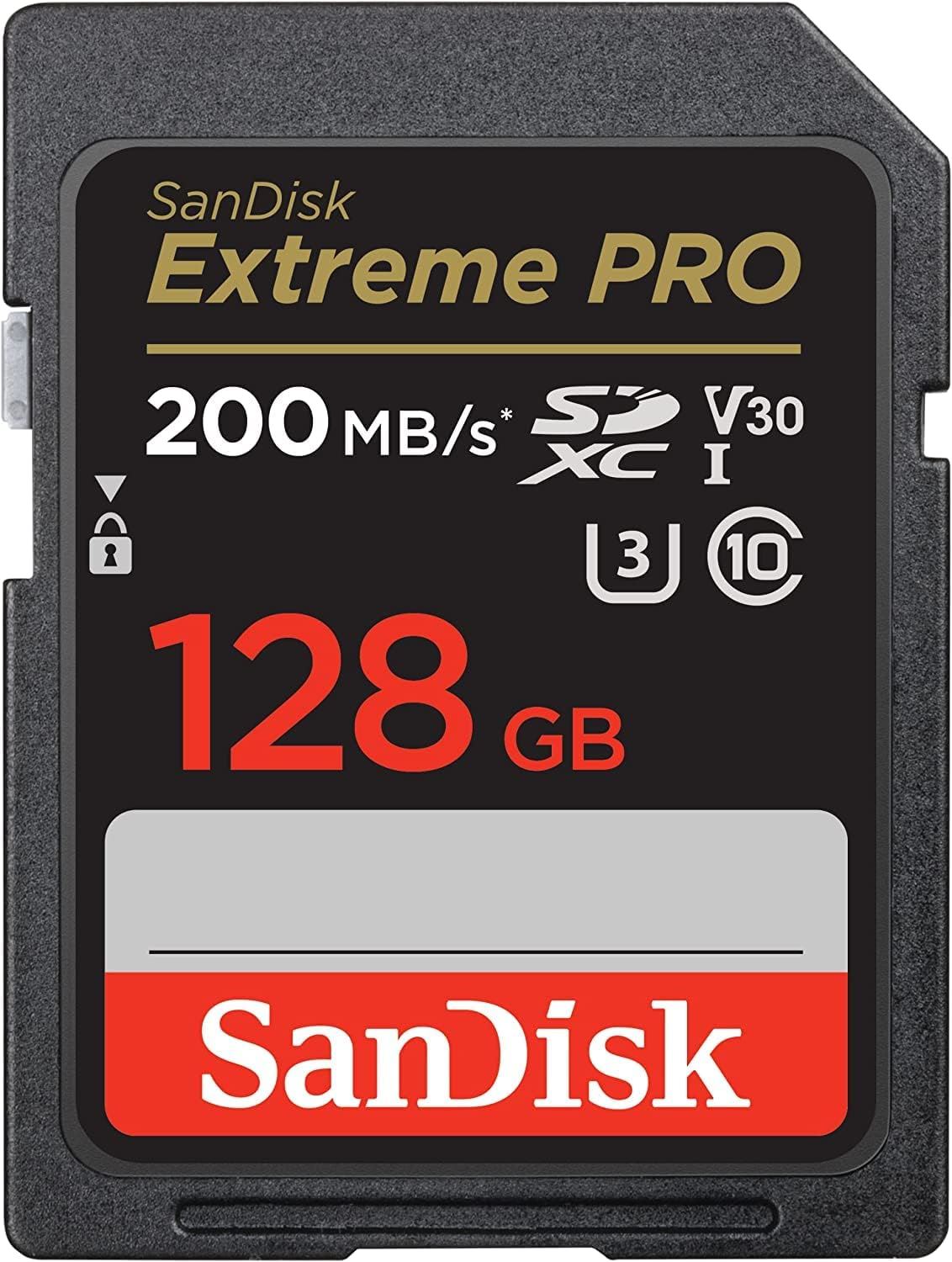 128GB Extreme PRO SDCX UHS-I 200MB/s SD Card