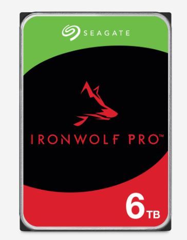 IronWolf Pro 6 TB Kurumsal NAS Dahili Sabit Disk HDD CMR 3.5" SATA 6 Gb