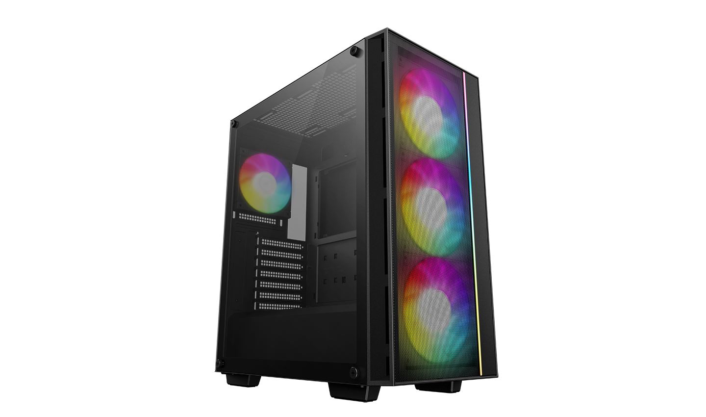 Matrexx55 Mesh V4 C Siyah 4 ARGB Fanlı Oyuncu Kasası