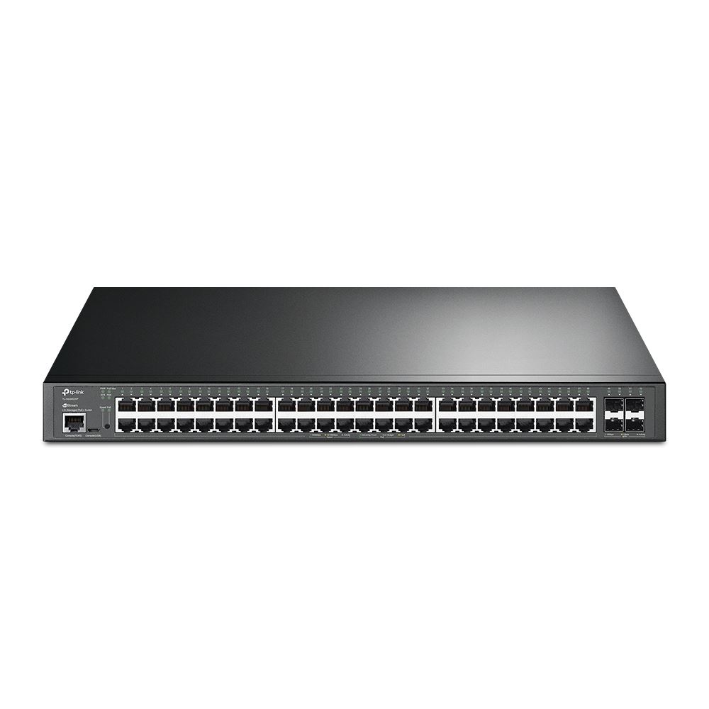 JetStream 48-Port Gigabit and 4-Port 10GE SFP+ L2+ Managed Switch with 4