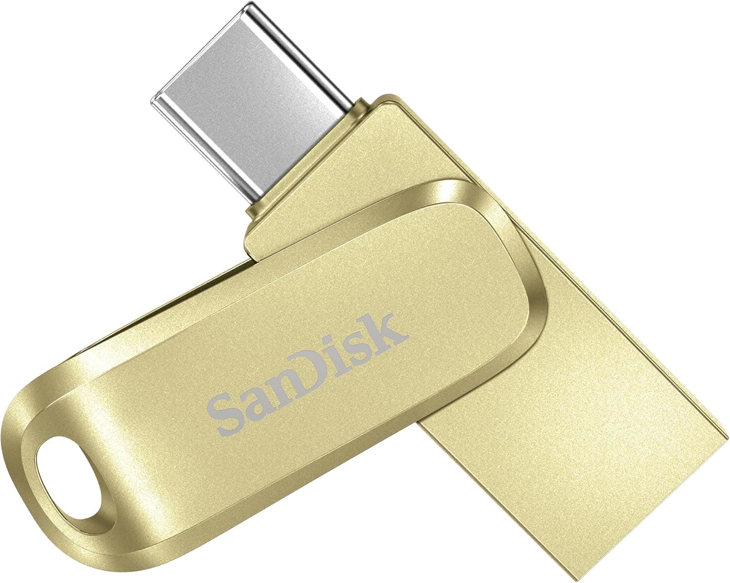 32GB Ultra Dual Drive Luxe USB3.2 Gen1 Type-C Flash Bellek Gold