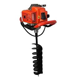Gardenpro AG63 �ift Helezonlu Toprak Burgu Makinas� 3.1 Hp 250 mm