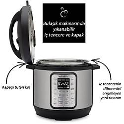 Duo 6 Plus 9'u Bir Arada 5.7 Litre Bas�n�l� Pi�irici