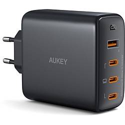 AUKEY PA-B7S-BK 100W D�RT BA�LANTI NOKTALI PD GAN DUVAR �ARJ C�HAZI