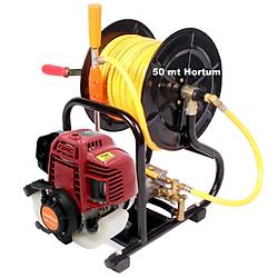 Gardenpro GP-900/4T Makaral� 4 Zamanl� �la�lama Makinesi 50 Mt Hortum