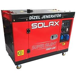 Solax 10GF-LDE 8,75 kVa Mar�l� Kabinli Monofaze Dizel Jenerat�r