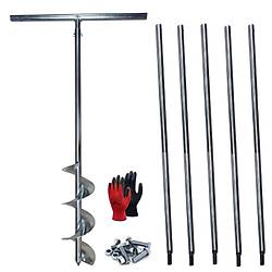 Galvaniz Toprak Burgusu Uzatmal� Sondaj Aleti �ap 15 cm Boy 6 mt