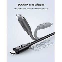 Type-C to Lightning Cable 1m TPE Black