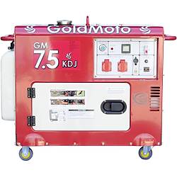 GoldMoto GM7.5KDJ 6.9Kva Monofaze Mar�l� Kabinli Dizel Jenerat�r