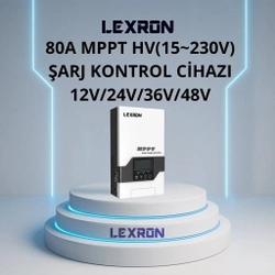 Lexron 80A HV(15~230V) MPPT �arj Kontrol Cihaz�