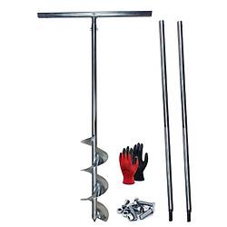 Galvaniz Toprak Delme Sondaj Burgusu �ap 15 cm Boy 3 mt