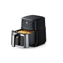 5 Litre 8 ��levli 1200W Dokunmatik Caml� Air Fryer