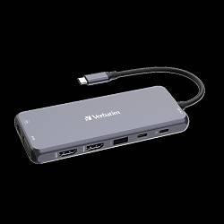 HUB USB-C Pro Multiport 14 Port 2 x HDMI VGAxRJ453 x USB-A 3.2 Gen1