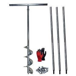 Galvaniz Toprak Sondaj Burgusu �ap 15 cm Boy 4 mt