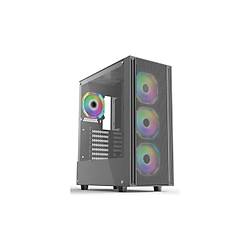 Mid-Tower Kasa Siyah PL650W 80+ PSU