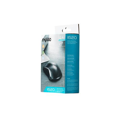 1620 Wireless Optical Mouse 1000DPI Black