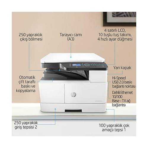 HP LaserJet M442dn MFP Printer