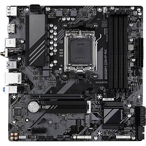 B650M-D3HP-AX 8000MHz OC DDR5 AM5 M.2 HDMI DP Micro-ATX Anakart